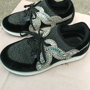 Sophia Webster Crystal Embellished Jeweled Sneaker